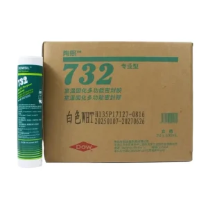 732 Acidic Silicone Sealant FDA Food Grade Sealant High Temperature Resistant Silicone 300ml