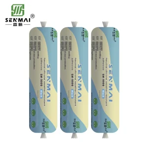 750g Black Sausage Silicone Sealant Weather-Resistant Waterproof Structural Adhesive for Curtain Wall Installation