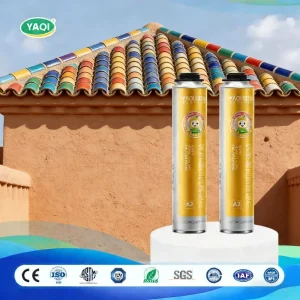 750ml PU Foam One-Component Construction Adhesive Waterproof Sealant Spray for Wall and Roof Gaps