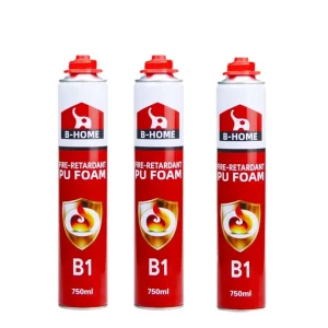 750ml White PU Foam Sealant Fire Retardant Polyurethane Adhesive for Construction General Use Spray for Gap Filler on EPS XPS