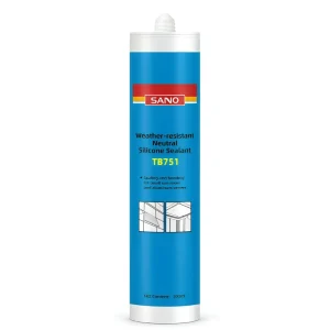751 Weatherproof Neutral Silicone Structural Sealant Non-Corrosive for Small Sunrooms and Aluminum