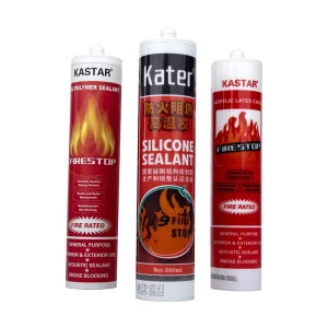 763 Fire-Rated Neutral Silicone Sealant, 4-Hour Fire Resistance, for Door Frames, Pipes, Curtain Walls, and Joints