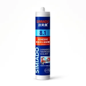 8.1 Intumescent Elastic Silicone Fireproof Sealant for Construction Flame Retardant and Fire Resistant Cable and Marine Sealing