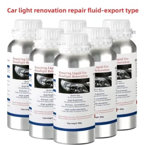 800G Auto Light Restoration Agent Liquid Car Headlight Cleaning Polish Supplies Polymer Headlight Repair Agent for Effective