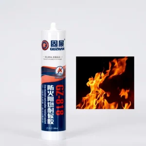 818 Fire Rated Flame Retardant Silicone Sealant Neutral Weatherproof Fireproof Glue for Construction Curtain Wall