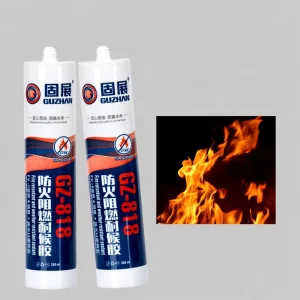 818 Fire Rated Flame Retardant Waterproof Neutral Weatherproof Silicone Sealant for Curtain Wall Construction