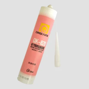 820 Glass Glue Waterproof Mildew Resistant Transparent Acid Acetic Silicone Sealant for Construction
