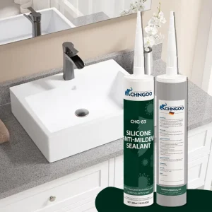 83 One Component Neutral Cure Anti-Mildew Silicone Sealant Waterproof Anti-Fungus Adhesive for Bathroom Kitchen Woodworking