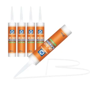860 Qingkai High Quality High Tack Window Sealing Repair Construction Automotive Adhesive Acetic Silicone Sealant