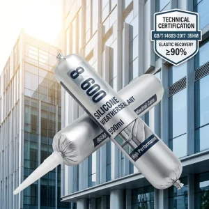 8600 Non Corrosive Neutral Silicone Sealant Grade 35 Weather Resistance for Building Waterproof Sealing