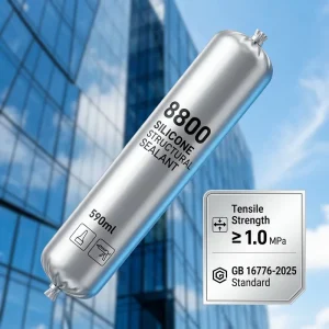 8800 Silicone Structural Sealant High Strength Neutral Cure for Curtain Wall Construction