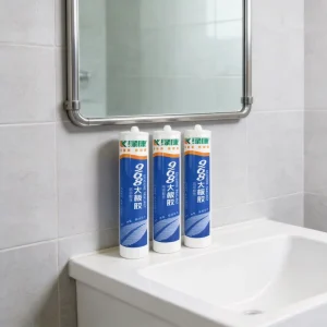 968 Fish tank Kitchen and Bathroom Mildew resistant Weatherproof Sealant for Glass and Plastic with High Viscosity Bonding