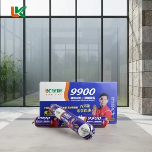 9900 Model 590ml Weather Resistant Silicone Sealant for Sunroom Facade Stone Aluminium Composite Board Woodworking Construction
