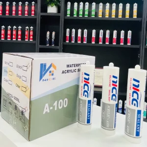 A100 Paintable Acrylic Caulk Water-Based Sealant Gap Filler for Interior Decoration