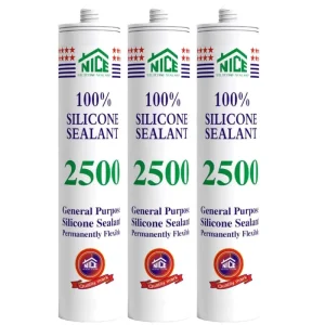 Acetic 280g 100% Clear GP Silicone Sealant 2500