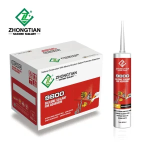 Acetic Acid Silicone Sealant, Clear or White, for Aquarium Fish Tank Glass