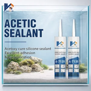 Acetic-Cure Acetoxy Acid Silicone Sealant for Glass Aquariums