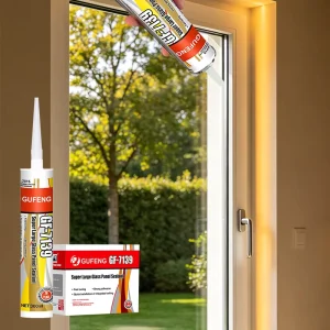 Acetic-Cure Silicone Glass Adhesive Sealant for Construction and Large-Plate Glass Assembly