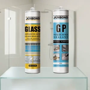 Acetic Silicone Sealant, Acid-Cure, Waterproof, Fast-Curing, for Aluminum Windows, Glass, and Woodworking