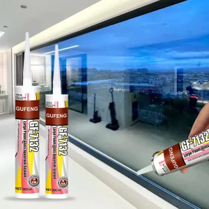 Acetic Silicone Sealant Acidic Silicone Primeless Adhesion for Large Glass Curtain Walls Aluminum Plastic Panel Curtain Walls