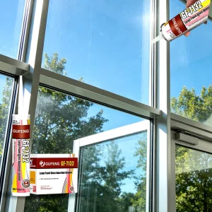 Acetic Silicone Sealant with Primerless Adhesion for Large Glass Curtain Walls and Aluminum-Plastic Panels
