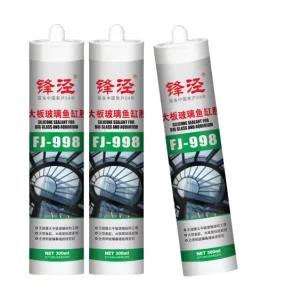Acetic Transparent Waterproof Silicone Sealant for Glass