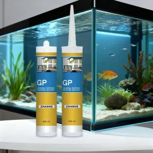 Acid-Cure Universal Silicone Sealant for Glass and Ceramic Bonding, Kitchen and Bathroom Waterproofing