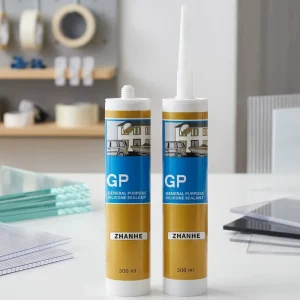 Acid Functional GP Glass Sealant Glue Adhesive RTV Silicone Adhesive Window Door Glass Sealant Glass Bathroom PVC