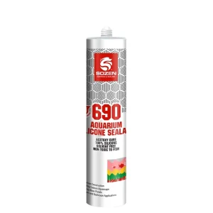 Acid One Component Glass Adhesive Acetic Silicone Sealant for Fish Aquarium