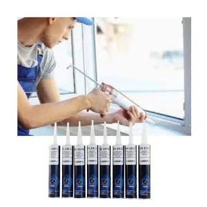 Acid Sealant Silicone Quick Curing Transparent Glass Adhesive for Windows and Doors