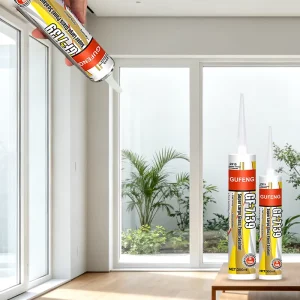 Acid Sealant Waterproof Glue Clear Acetic Silicone Sealant for Large Plate Glass Aquarium Construction Use Adhesive Sealant