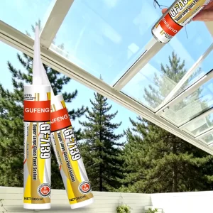 Acid Sealant Waterproof Glue for Large Plate Glass Aquarium Acetic Silicone Clear Sealant for Construction Use