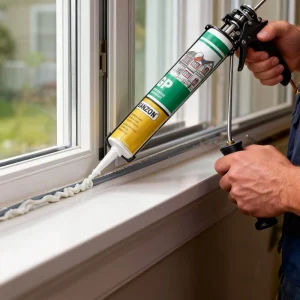 Acid Silicone Sealant for Glass Glazing Bathroom and Kitchen Acetic Silicone Adhesive