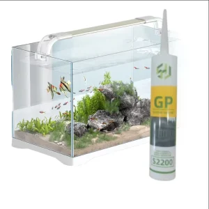 Acidic One-Component Silicone Sealant for Aquariums and Fish Tanks Weather Resistant Anti-Mildew