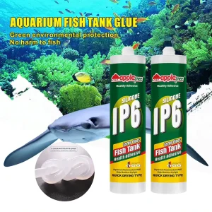 Acidic Silicone Sealant for Fish Tank Aquarium Large Glass Panel Waterproof Clear Glass Sealing Adhesive Factory