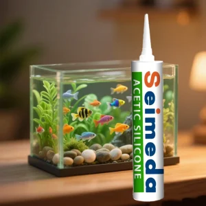 Acidic Silicone Sealant for Glass Fish Tanks Waterproof Antifungal Adhesive