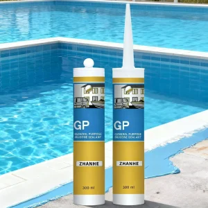 Acidic Silicone Waterproof Sealant Swimming Pool Metal Joints Wall Exterior Warehouse Use Eco Friendly High Strength Adhesive