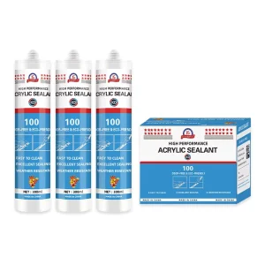 Acrylic Latex Sealant Paintable Interior Wall Crack for Filler Water Based Easy Application Woodworking Construction Low Odor