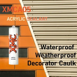 Acrylic Sealant XMCA05 Eco Friendly Water Based Multi Purpose Construction Caulk for Interior Outdoor
