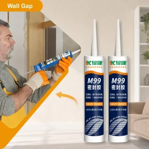Acrylic Silicone Adhesive Sealant High Tack Paintable Glue for Tile and Construction Walls