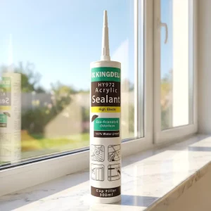 Acrylic Silicone Gap Filler, Paintable Waterproof Sealant for Indoor Use