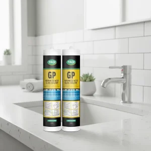 Adhesive Waterproof and Mold Resistant Silicone Sealant for Kitchen Baseboards and Window and Door Sealing