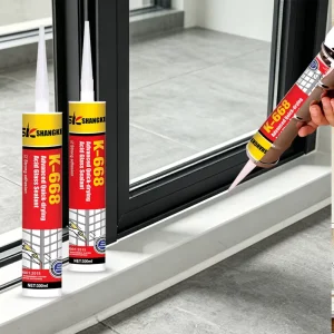 Advanced Quick drying Acid Glass Sealant K 668 Strong Bonding Glue for Glass Doors Windows Tiles