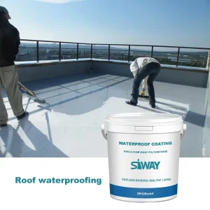 Alkali-Resistant UV-Resistant PU Polyurethane Liquid Spray Waterproofing Coating for Concrete and Metal Roofs