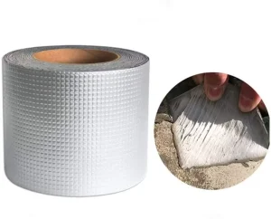 Aluminum Butyl Tape with Thick Aluminum Foil for Wall Crack, Roof, and Duct Repair