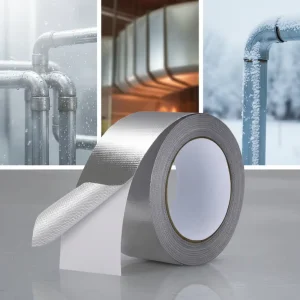 Aluminum Foil Tape Waterproof Heat Resistant Tape for Pipe Repair and HVAC Sealing
