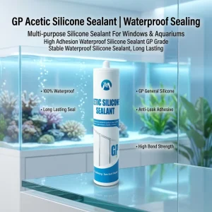 Anti-Aging Acid-Cure Aquarium Silicone Sealant for Large Fish Tanks and Construction Glass Sealing
