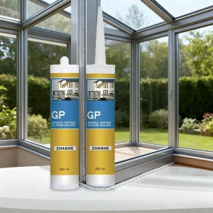 Anti Corrosion Formula Fast Curing Transparent Acetic Acid Silicone Sealant Weather Resistant for Construction Packing Use