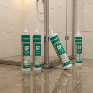 Anti-Fungal Acetic Silicone Sealant Mildew-Resistant Acid-Cure for Bathroom Kitchen Glass Ceramic Tiles