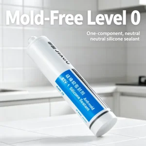 Anti-Mildew Household Sink and Tub Bonding Adhesive High-Adhesion Silicone Sealant for Bathroom Mirrors and Tiles